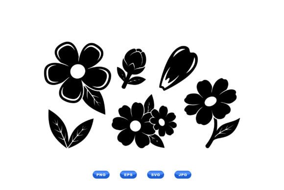 Bold Floral SVG Clipart Set Review