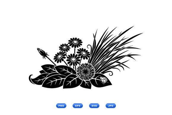 Daisy Floral SVG Illustration Review