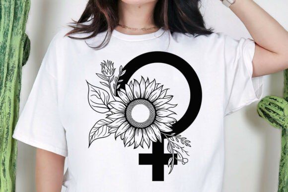 Female Symbol Svg for Embroidery Projects