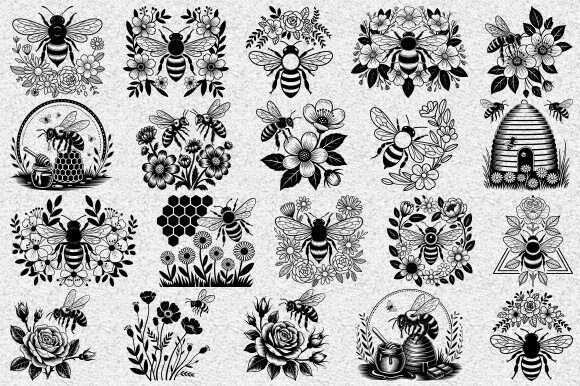 Floral Bee Svg Bundle Review