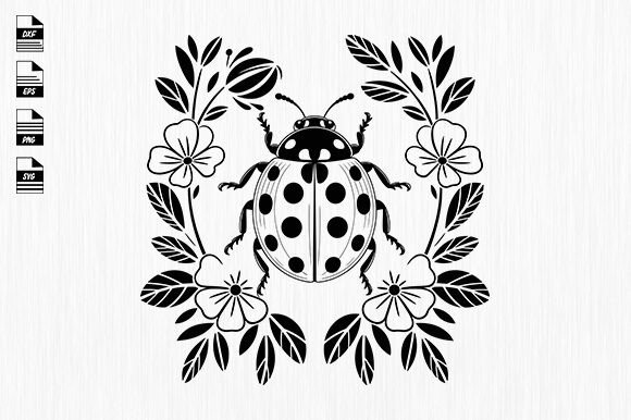 Floral Ladybug Svg Review