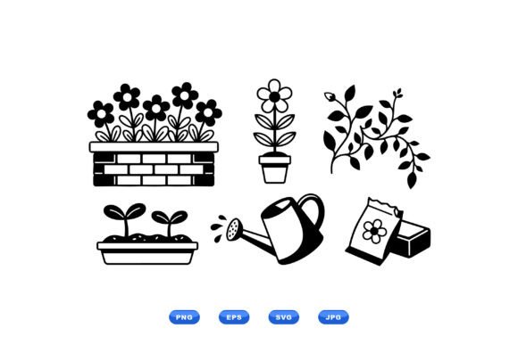 Garden Floral SVG Clipart Pack Review
