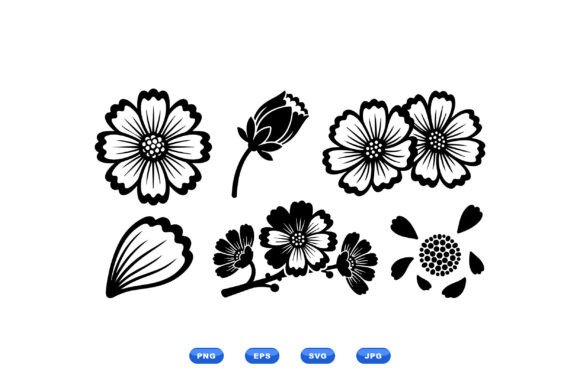 Hand Drawn Floral SVG Pack
