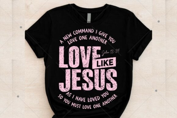 Love Like Jesus SVG PNG, Boho Valentine